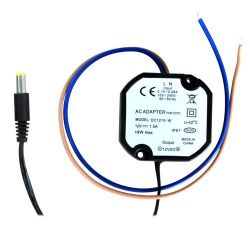 DC1215-W - Alimentateur électronique, 12 V / 1500 mA, Dimensions…