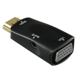 HDMI-VGA - Adaptador de HDMI a VGA+Audio, Passivo, não necessita…