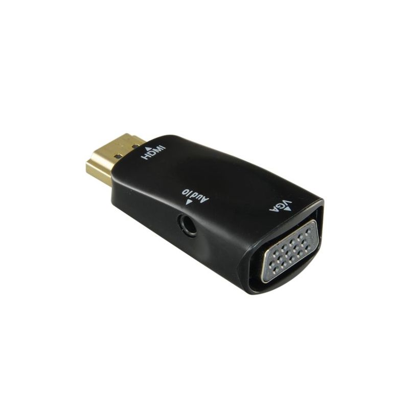 HDMI-VGA - Adaptador de HDMI a VGA+Audio, Pasivo, no necesita…