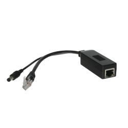 POE-SPLIT-25W - PoE Splitter, Para câmaras IP sem PoE, Entrada RJ45…