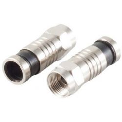 Connecteur de compression macho pour câble de 7.2mm, Nickel