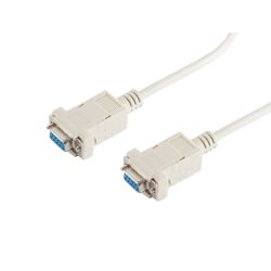 Câble Null Modem 1.8m 2x9-pol. Sub-D-jack