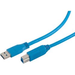 Câble USB vers USB Host 3.0 1.8m Bleu