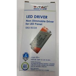 Led Driver Pilote non dimmable pour panneau led 22W 85-265V