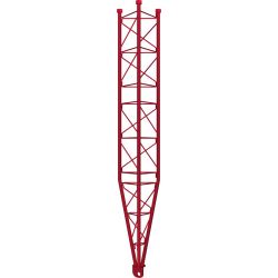 Bottom section tilting Reinforced Tower 450 XL Hot galvanized 3m Red Televes