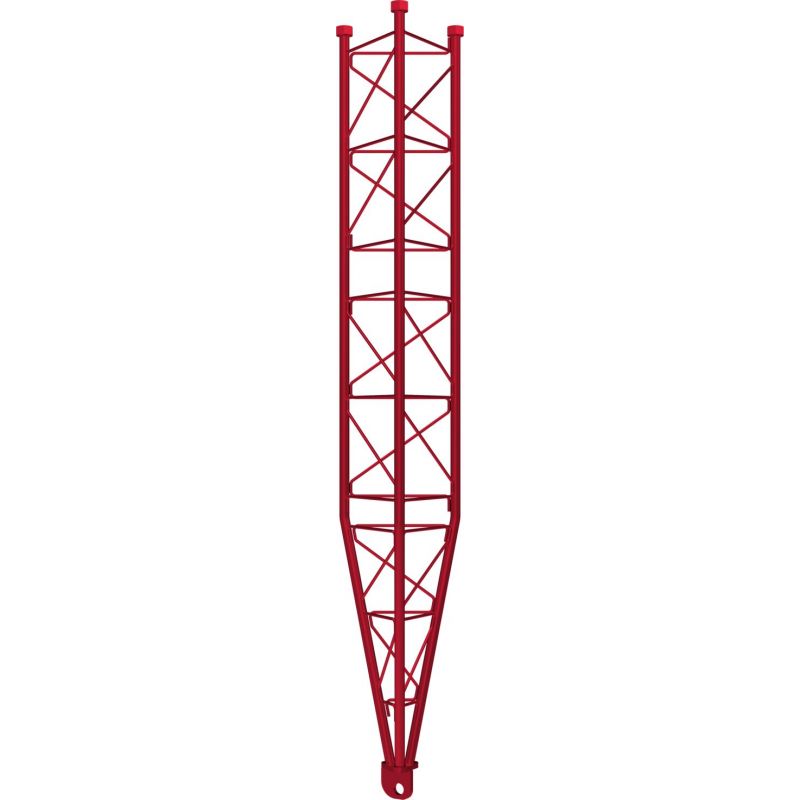 Inclinação da seção inferior Torre Reforçada 450 XL Galvanizada a quente 3m Vermelho Televes