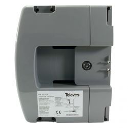 Coffre avec serrure et ventilation forcée 327mm pour embases T.0X Televes