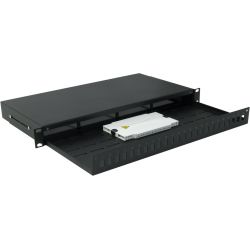 Bandeja F.O. para Rack 19” 2U, Hasta 48 Conectores SC Televes