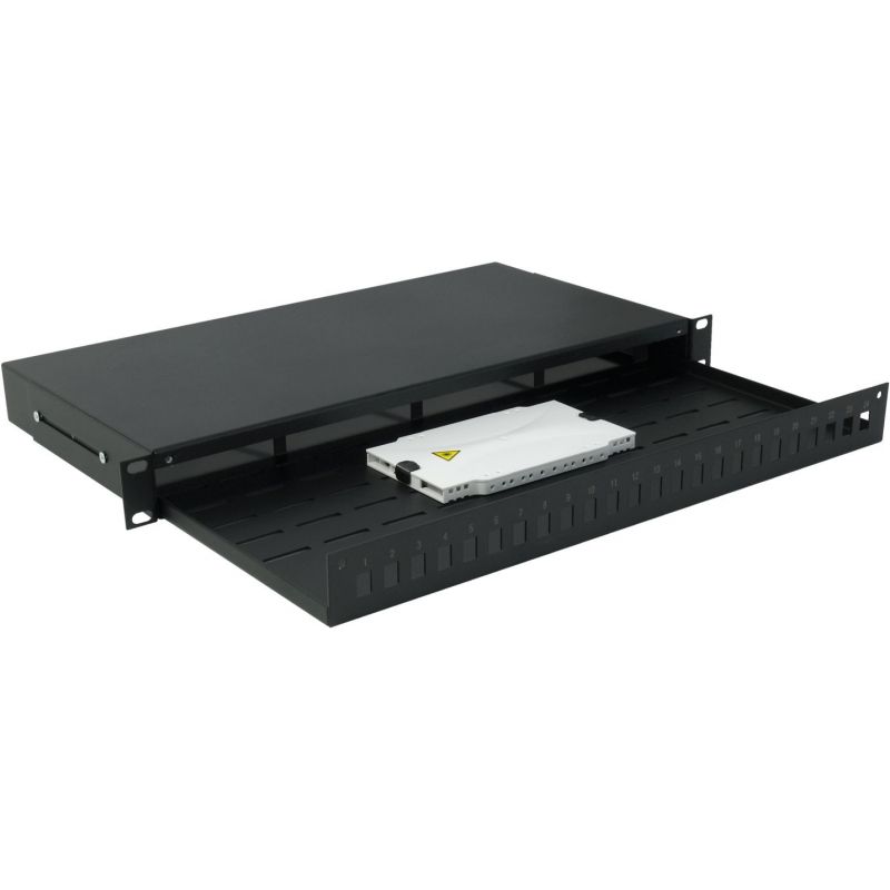 Bandeja F.O. para Rack 19” 2U, Hasta 48 Conectores SC Televes