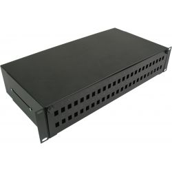 Bandeja F.O. para Rack 19” 2U, Hasta 48 Conectores SC Televes