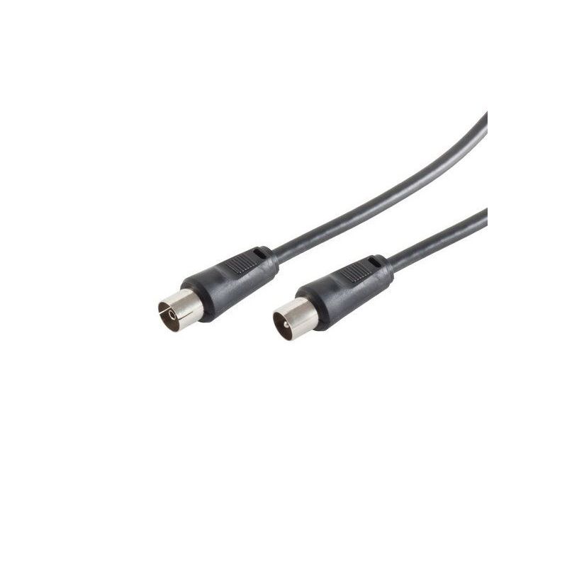 Cable Coaxial latiguillo antena PAL (Antena) macho-hembra blanco 1.5m