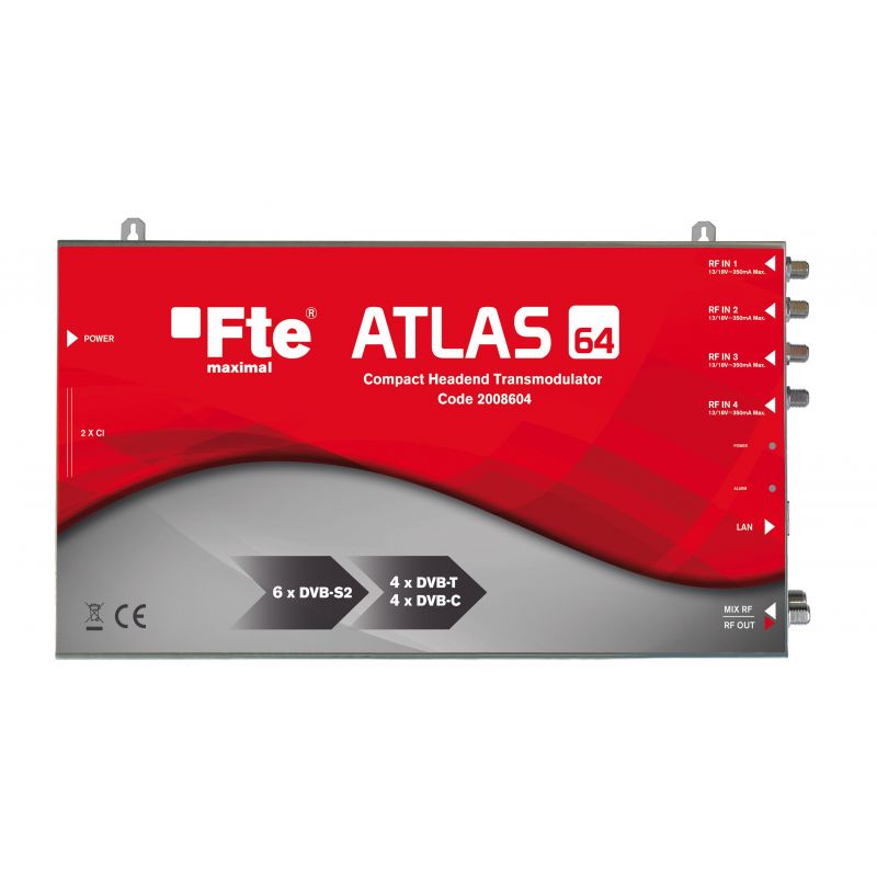 Fte ATLAS 64 Cabeceira Transmoduladora Compacta