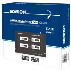 Modulator Edision HDMI Lite DVB-T Quad 4 channels