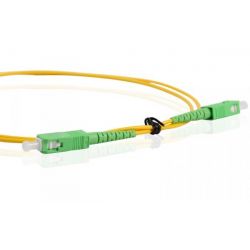 Fiber optic cable 2m, SC/APC to SC/APC simplex singlemode 9/125