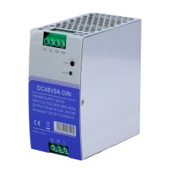 DC48V5A-DIN - Switching Power Supply, DC Output 48V 5A / 240W, 2…