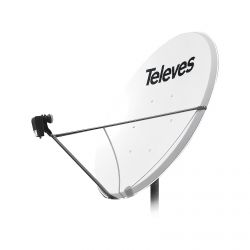 Antena Parabólica Offset 1300 Alumínio G 42dBi Branco Televes