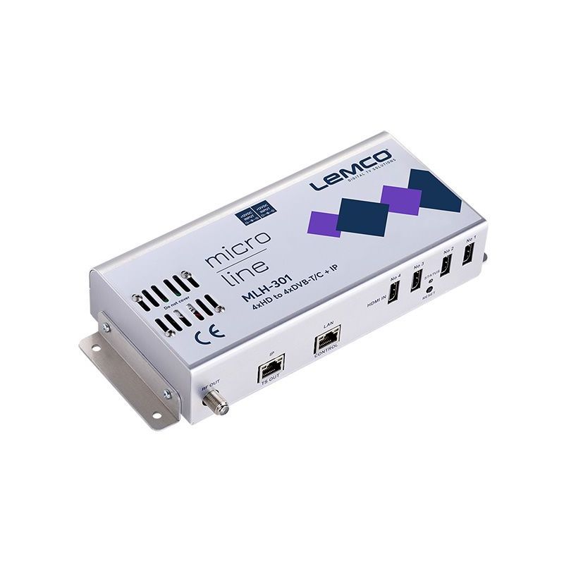 Lemco MLH-301 4 x HDMI à 4 x DVB-T/C + IP streaming