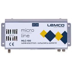 Lemco MLC-100 2 x DVB-S/S2/T/T2/C + 2 x FlexCAM à 4 x DVB-T/C