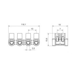 Bande de coupe facile 2,5 mm2 Tekox