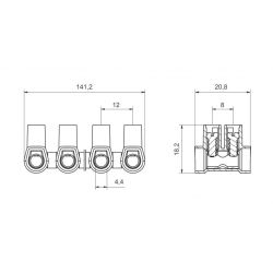 Bande de coupe facile 2,5 mm2 Tekox