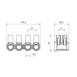 Bande de coupe facile 2,5 mm2 Tekox