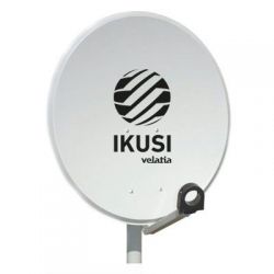 Ikusi RPA-060 Antena parabólica 60 cm Ø. Offset. Acero galvanizado. Pintado Epoxi gris claro