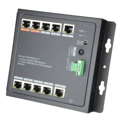 X-Security XS-SW1108HIPOE-96DIN - Switch HiPoE X-Security, 2 puertos PoE + 2 puerto…