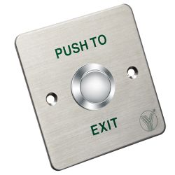 PBK-810C - Door release button, Double function: NO/NC/COM, Flush…