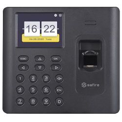 Safire SF-AC3012KEMD-IPW-B - Controlo de Presença, Impressão digital, Cartão EM…