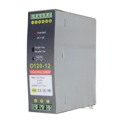 DC12V10A-DIN - Fonte de alimentação comutada, Saída DC 12 V 10 A /…