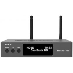 Edision OS MIO+ 4K S2X + S2/T2/C Gray E2 Linux Satellite Receiver