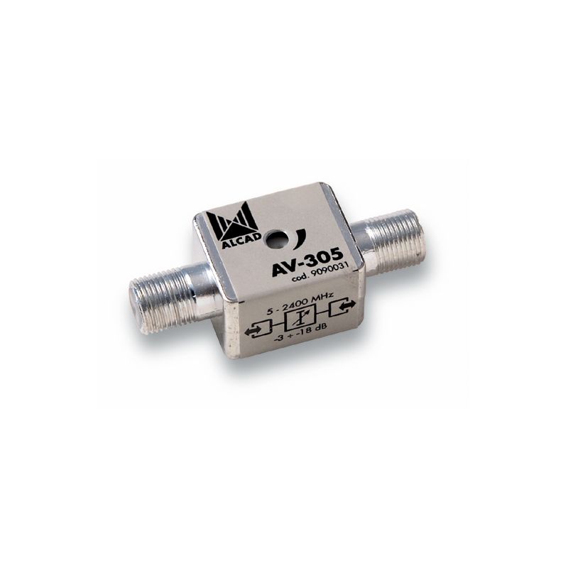 Alcad AV-305 Atenuador variable 18 db (5-2400 mhz)