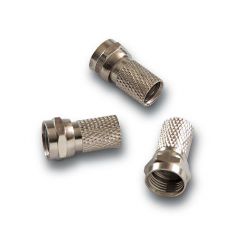 Alcad CM-004 Male f connector  coax. ø 6.5 6.8 mm