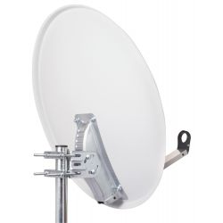 Triax TDS 80 Galvanized steel satellite dish 80cm Light gray