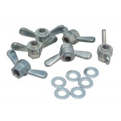 Triax Wing nuts, zinc alloy M8 50 uds