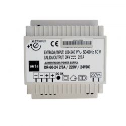 Auta 715703 Fonte de alimentação ALV 2.5A / 220V / 24VDC