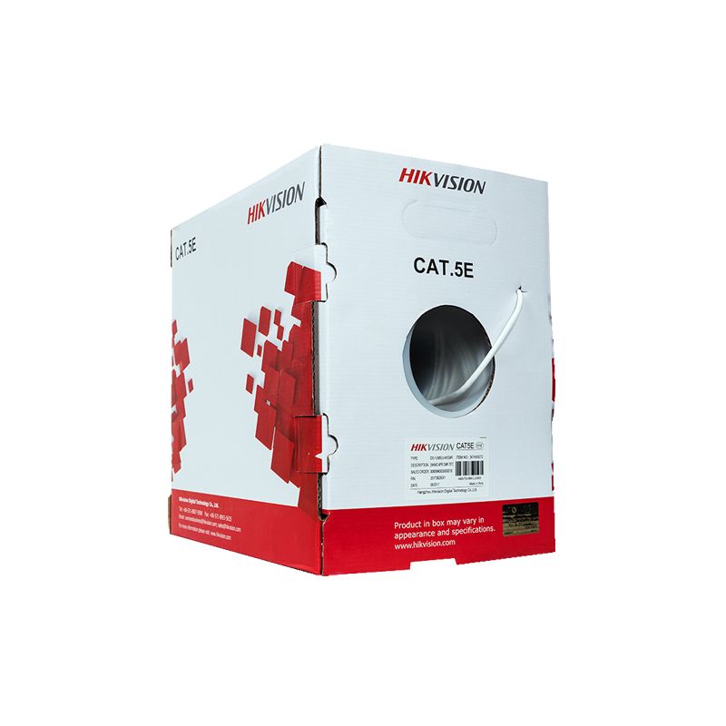 Hikvision DS-1LN5E-S - Câble UTP Safire sans halogène, Catégorie 5E,…