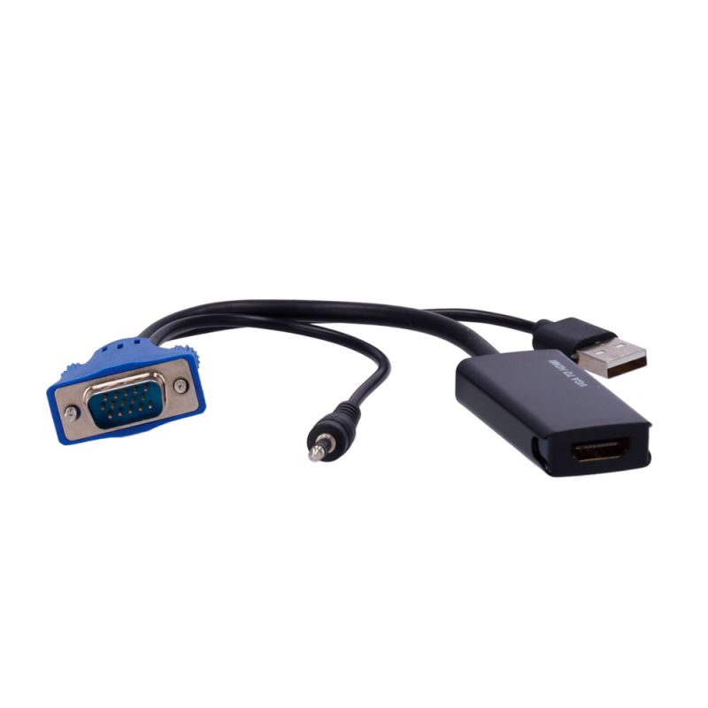 VGA-HDMI - Adaptador de VGA+Audio a HDMI, Passivo, não necessita…