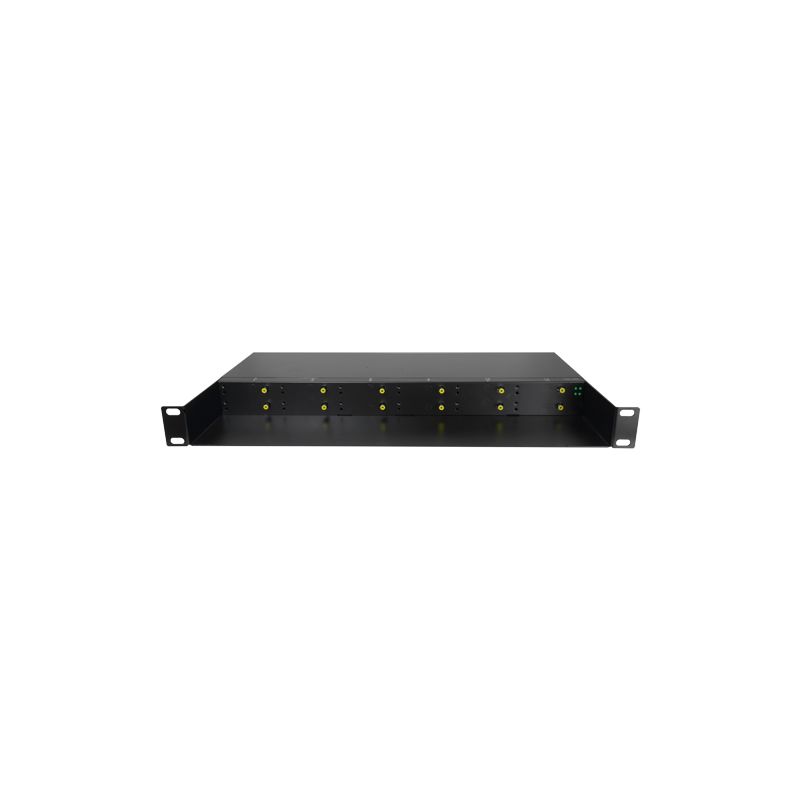 RACK-1U12MC-AC220D - Chasis metálico, Para enrackar hasta:, 12 Conversores…