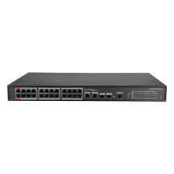 X-Security XS-SW2824HIPOE-MC-240 - Switch PoE X-Security gestionable, 24 puertos PoE + 4…