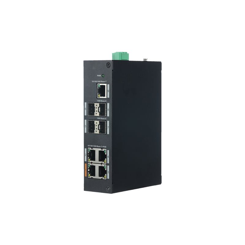 X-Security XS-SW0904HIPOE-GF-96 - Switch PoE, 4 puertos PoE+ RJ45 + 1 Puerto RJ-45, 4…