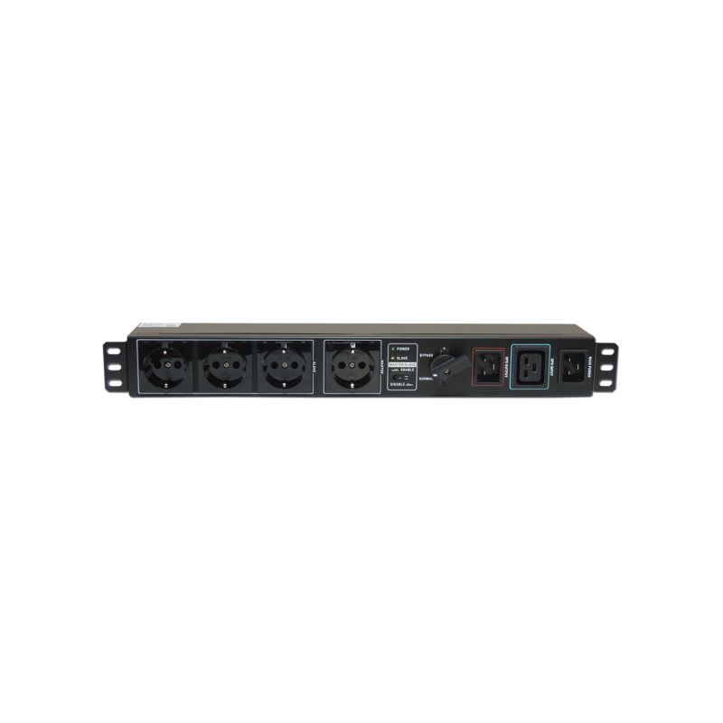 Lapara Chave de bypass de manutenção Rack 19" schuko strip