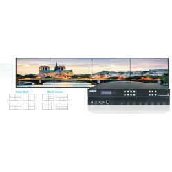 HDMI Matrix 4x4 et contrôleur mural vidéo 4K HDMI