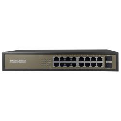 SW1816GT-2GF - Switch de sobremesa, 16 puertos Gigabit RJ45, 2 SFP…