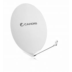 CAHORS SMC 80 Antenne parabolique fibre 80cm avec support sans LNB