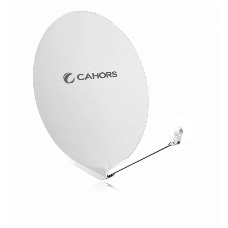 CAHORS SMC 80 Antenne parabolique fibre 80cm avec support sans LNB