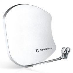 Cahors BISAT Multisatellite antenna fiber 75cm 37.5 dB 2 supports LNB (without LNB)