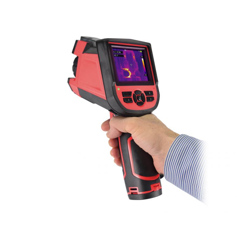 Promax IR-283 Thermographic camera –20 ºC to 350 ºC. 3.5 ”TFT LCD 640x480. Resolution 160x120. With visual camera