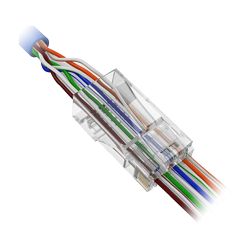 CON300-CAT6-EZ - Conector RJ45 para crimpar, Especial categoría 6,…