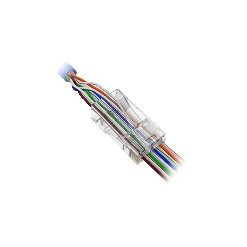 CON300-CAT6-EZ - Conector RJ45 para crimpar, Especial categoría 6,…